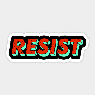 resist Sticker